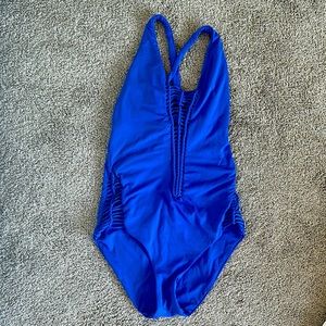BECCA Cobalt Blue One Piece Swimsuit